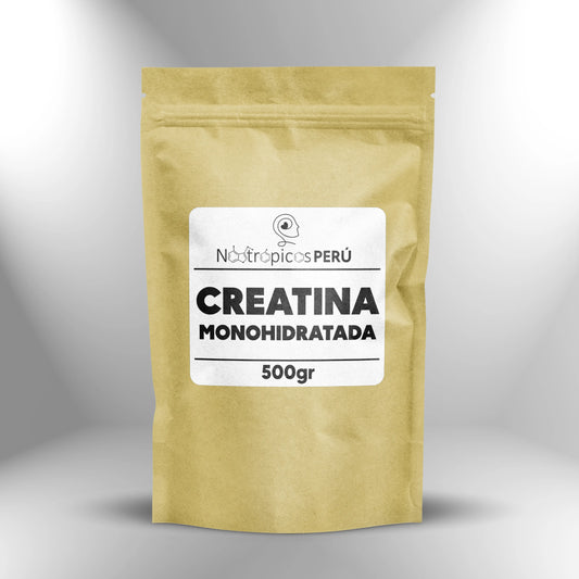 Creatina Monohidratada 500gr Nootrópicos Perú