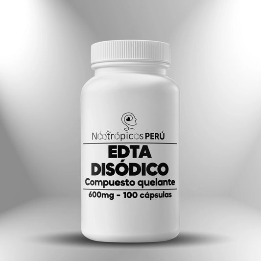 EDTA Disodico 500mg - 100 cápsulas Nootrópicos Perú
