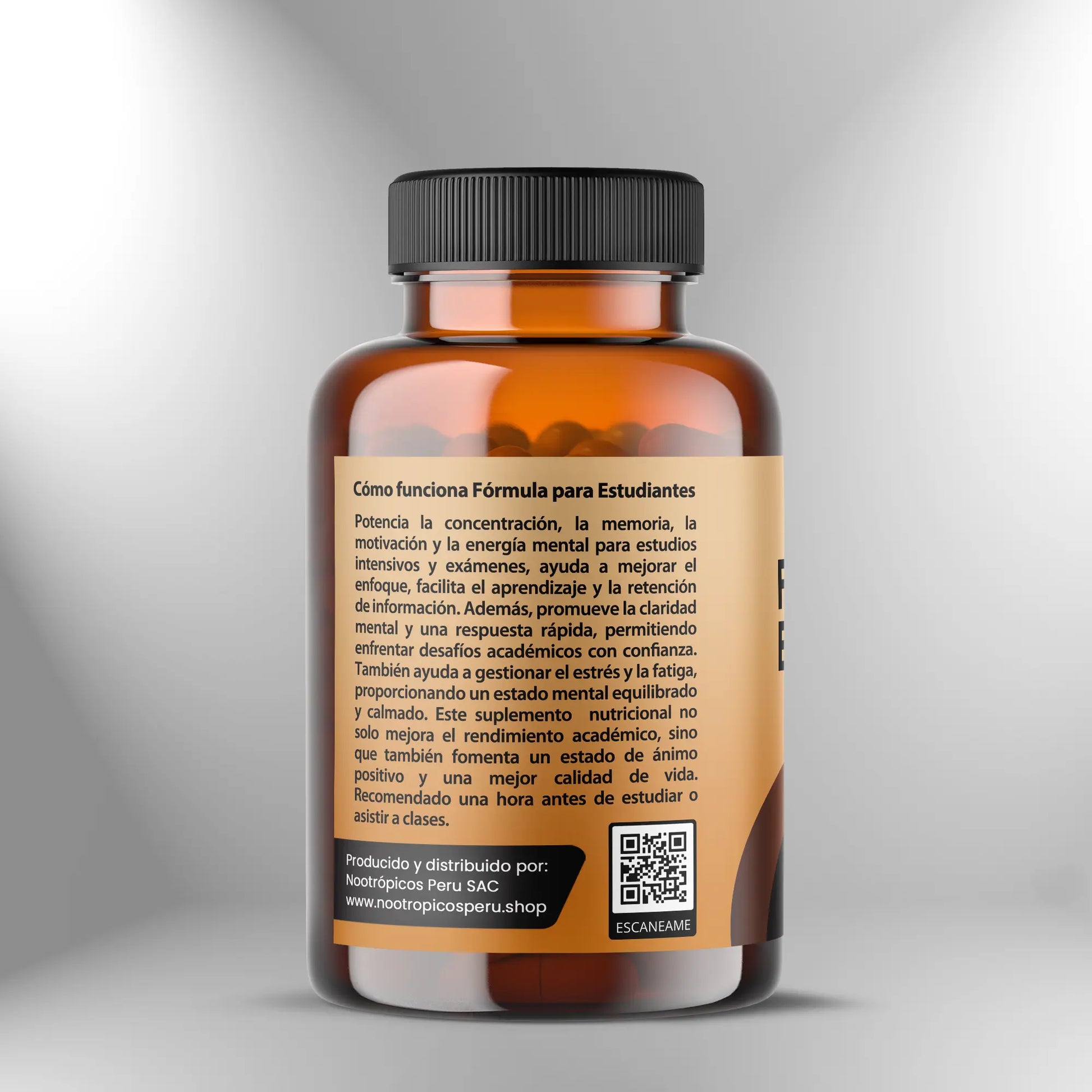 Fórmula para Estudiantes - 90 cápsulas Nootrópicos Perú