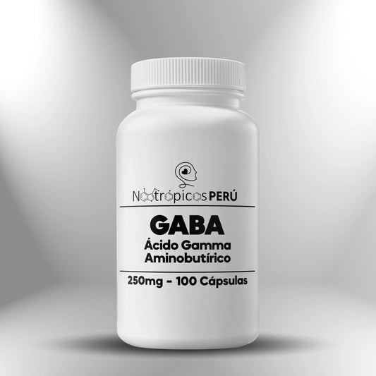 GABA 250mg - 100 cápsulas Nootrópicos Perú