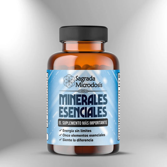 Minerales Esenciales (Suplemento más importante) - 90 cápsulas Sagrada Microdosis
