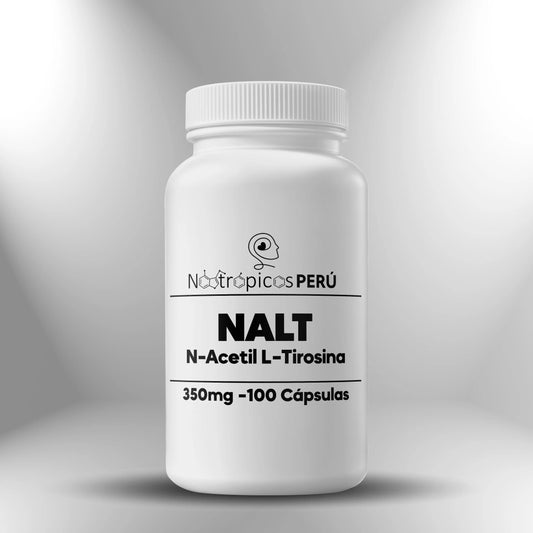 N-Acetil Tirosina (NALT) 350mg - 100 cápsulas Nootrópicos Perú