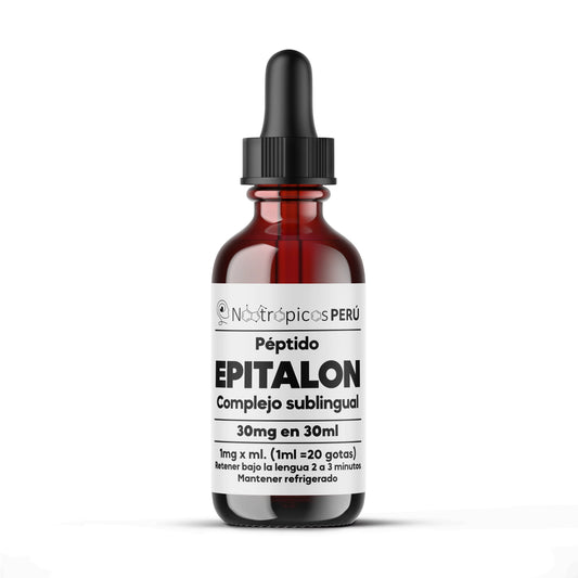Péptido Epithalon (Epitalon) 30mg - Complejo sublingual Nootrópicos Perú