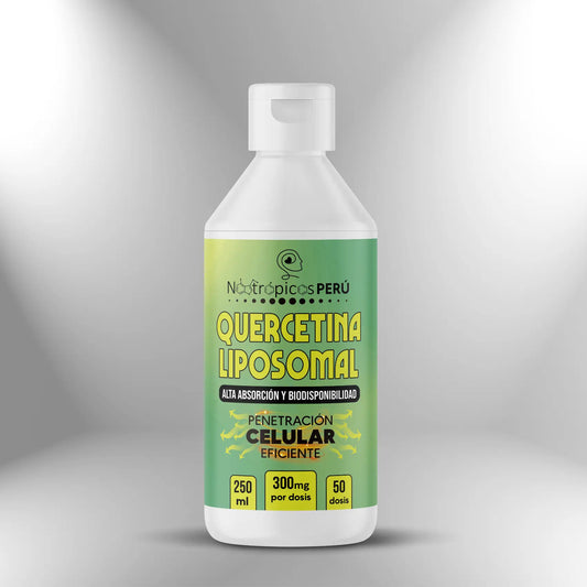 Quercetina Liposomal (300mg x 5ml) - 250ml (50 dosis) Nootrópicos Perú