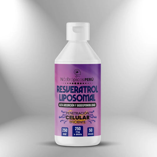 Resveratrol Liposomal (250mg x 5ml) - 250ml (50 dosis) Nootrópicos Perú