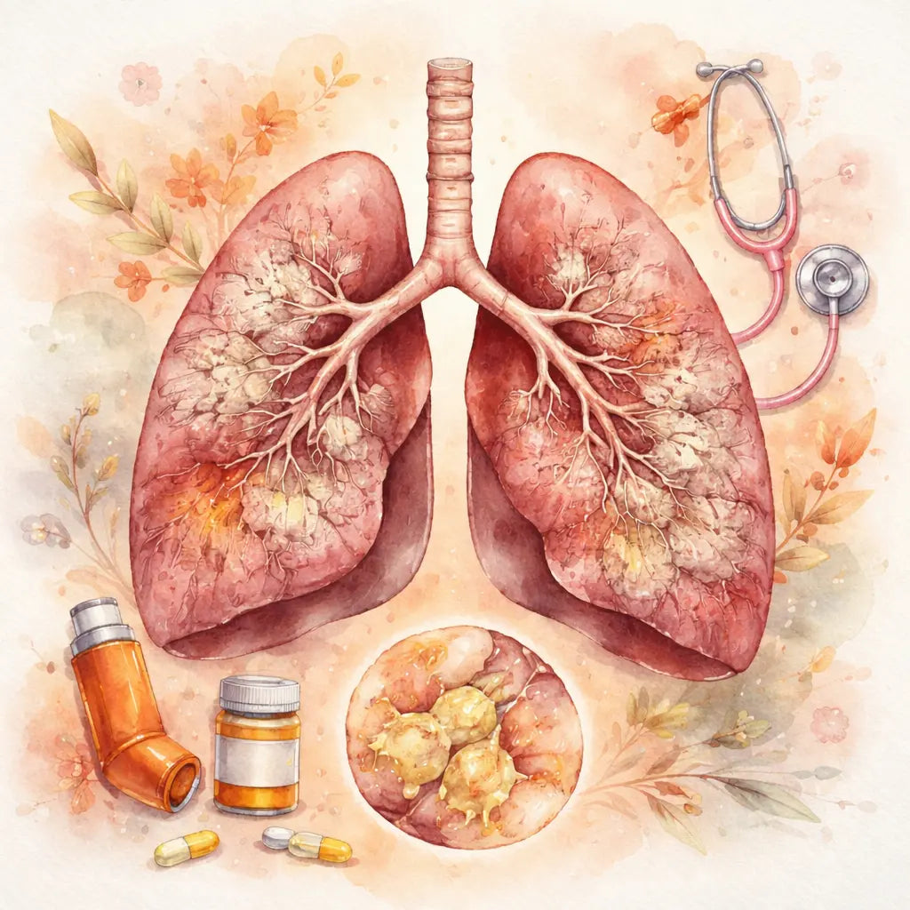 Enfermedad pulmonar obstructiva crónica con fibrosis pulmonar - Nootrópicos Perú
