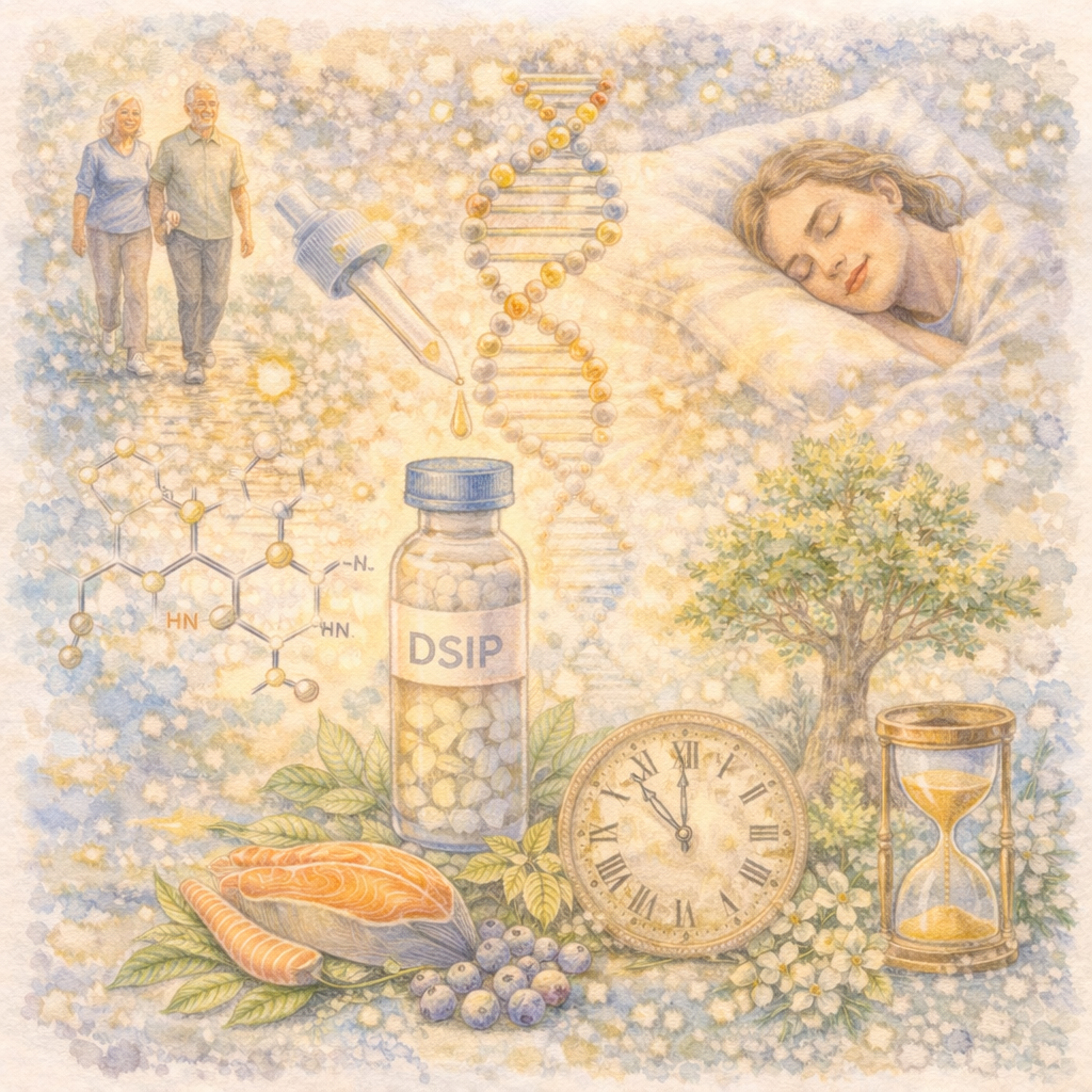 DSIP: El Péptido Maestro de la Restauración Biológica y Longevidad