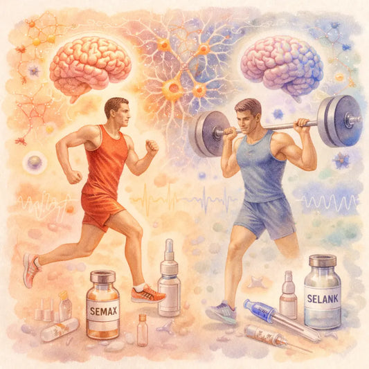 Semax vs. Selank: Protocolos de Recuperación Neurobiológica en el Deporte de Élite