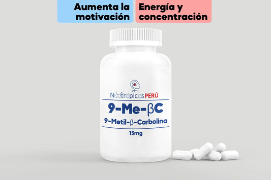 9-Metil-B-Carbolina 15mg (9-Me-BC) - 50 cápsulas Nootrópicos Perú
