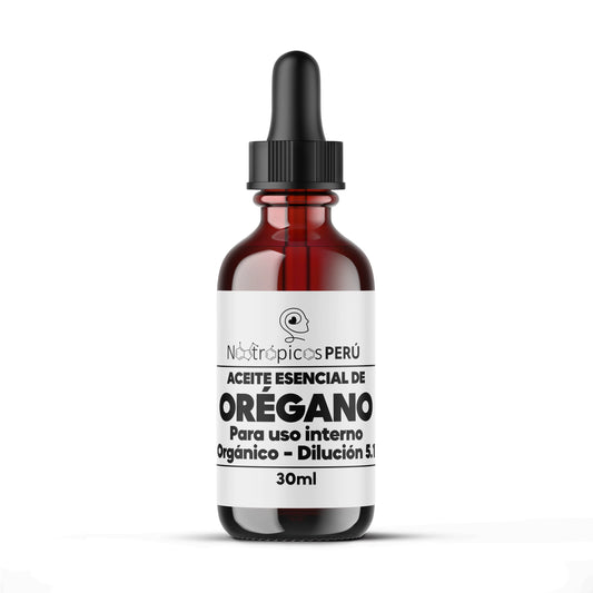 Aceite Esencial de Orégano (70% Carvacrol) - 30ml Nootrópicos Perú