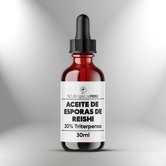 Aceite de esporas de Reishi (extracción con CO2 supercrítico) 30% triterpenos ► 30ml