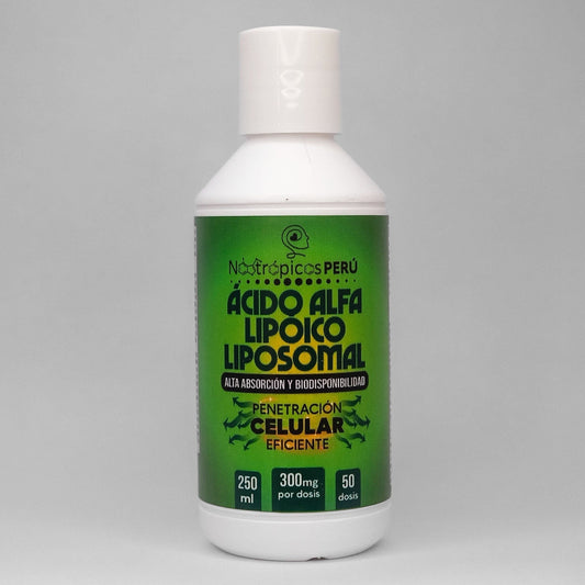 Ácido Alfa Lipóico (R) Liposomal (300mg x 5ml) - 250ml (50 dosis) Nootrópicos Perú