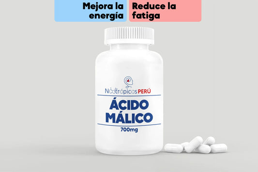 Acido málico 700mg - 100 cápsulas Nootrópicos Perú