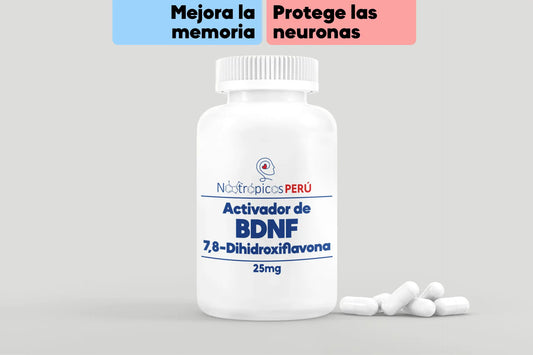 Activador de BDNF (7,8-Dihidroxiflavona) 25mg - 50 cápsulas Nootrópicos Perú