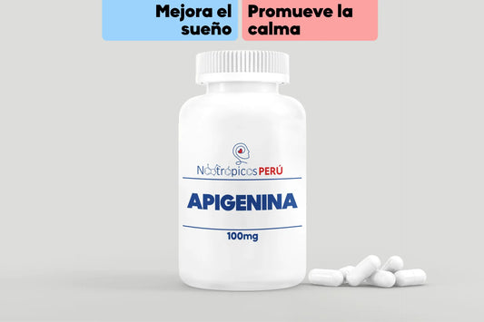 Apigenina 100mg - 100 cápsulas Nootrópicos Perú