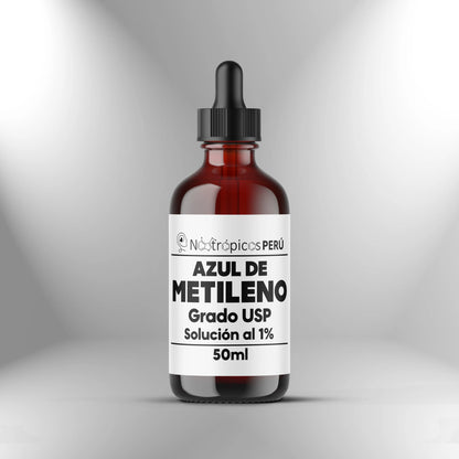 Azul de Metileno al 1% (Grado Farmacéutico) ► 2 presentaciones Sagrada Microdosis