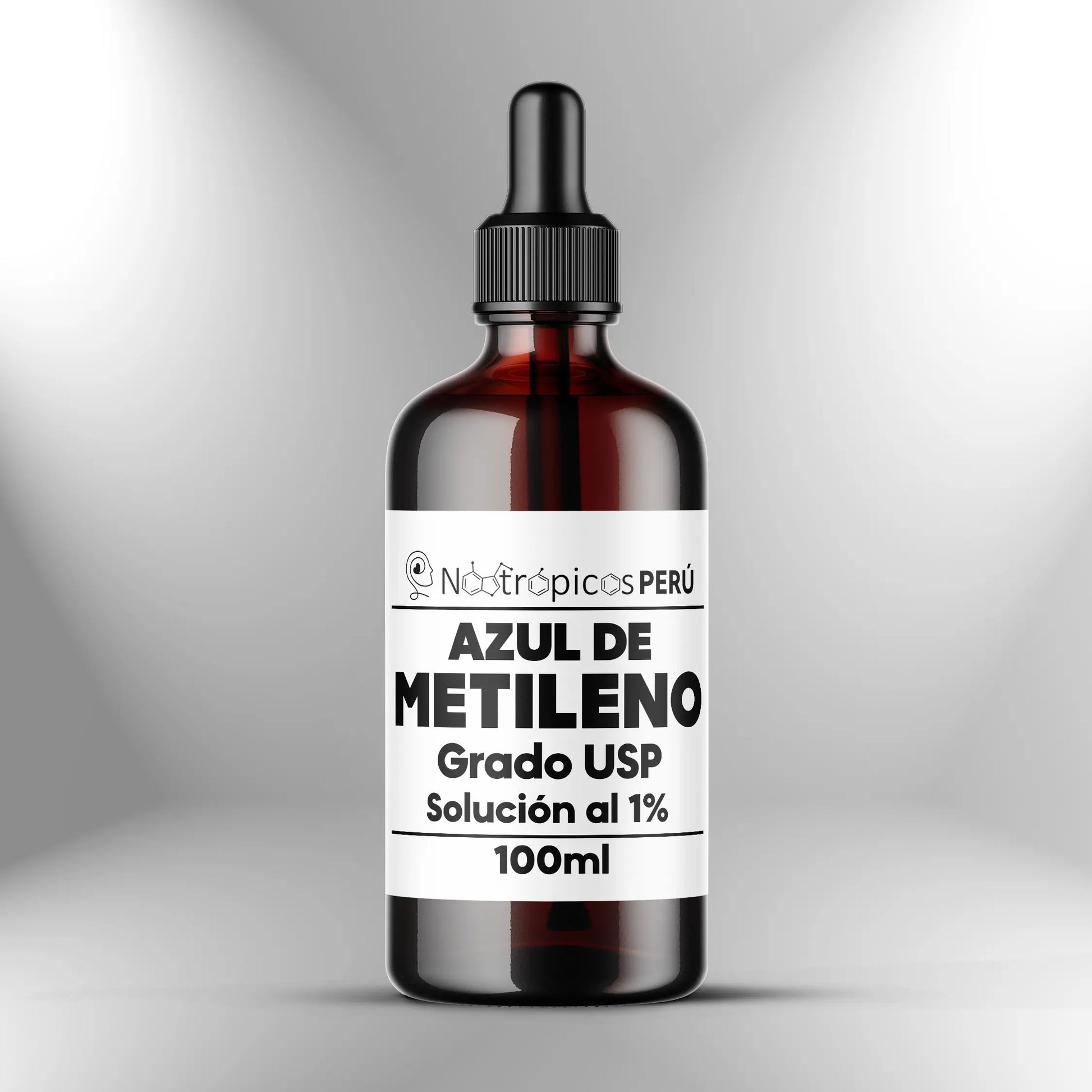 Azul de Metileno al 1% (Grado Farmacéutico) ► 2 presentaciones Sagrada Microdosis