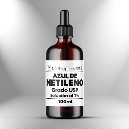 Azul de Metileno al 1% (Grado Farmacéutico) ► 2 presentaciones Sagrada Microdosis