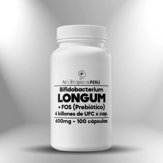 Bifidobacterium longum BB536 (Probiótico) 6 billones de UFC ► 100 cápsulas Nootrópicos Perú
