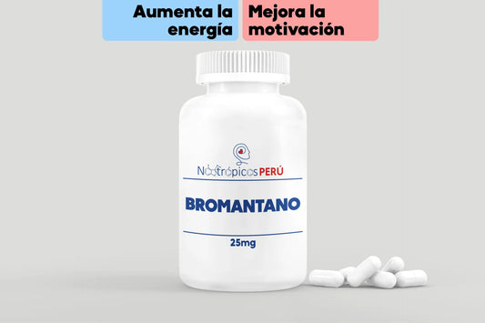 Bromantane (Bromantano) 25mg - 50 cápsulas Nootrópicos Perú