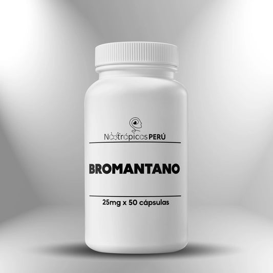 Bromantane (Bromantano) 25mg - 50 cápsulas - Nootrópicos Perú