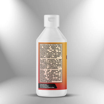 CoQ10 + PQQ Liposomal (200mg + 40mg x 5ml) - 250ml (50 dosis) Nootrópicos Perú