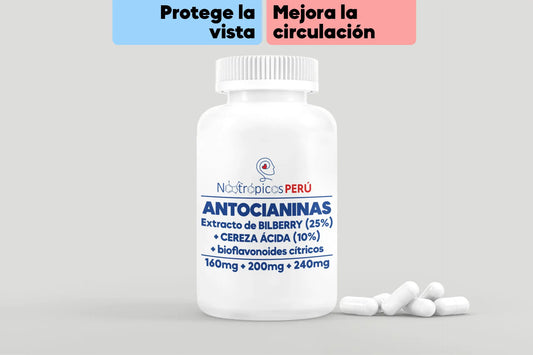 Complejo de Antocianinas (600mg) - 100 cápsulas Nootrópicos Perú