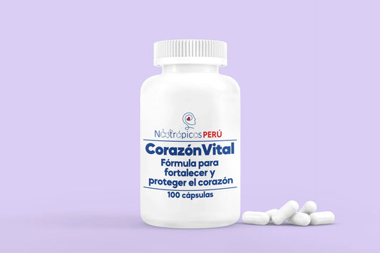 CorazonVital (Fortalece y protege al corazón) - 100 cápsulas Nootrópicos Perú