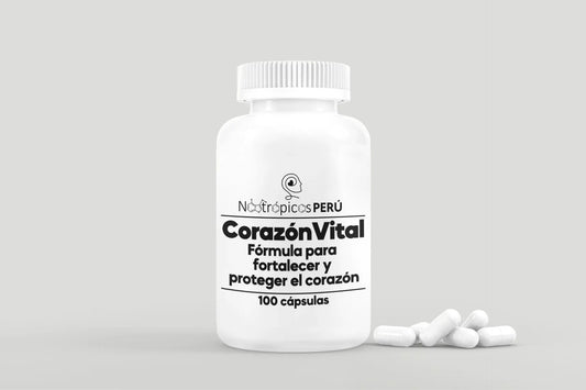 CorazónVital (Fortalece y protege al corazón) - 100 cápsulas Nootrópicos Perú