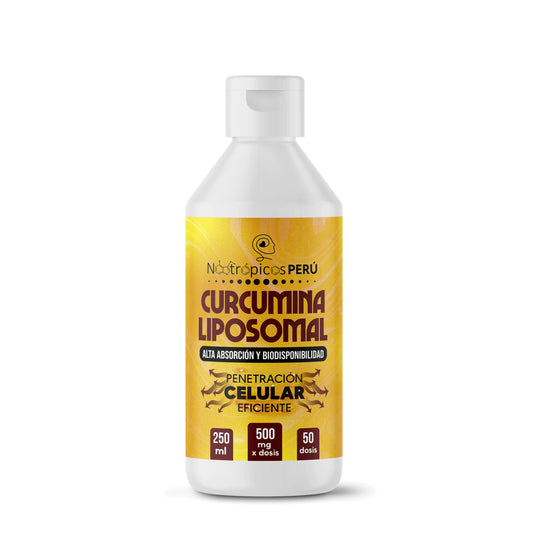 Curcumina Liposomal (500mg x 5ml) - 250ml Nootrópicos Perú