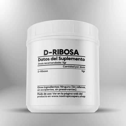 D-Ribosa 250gr Nootrópicos Perú