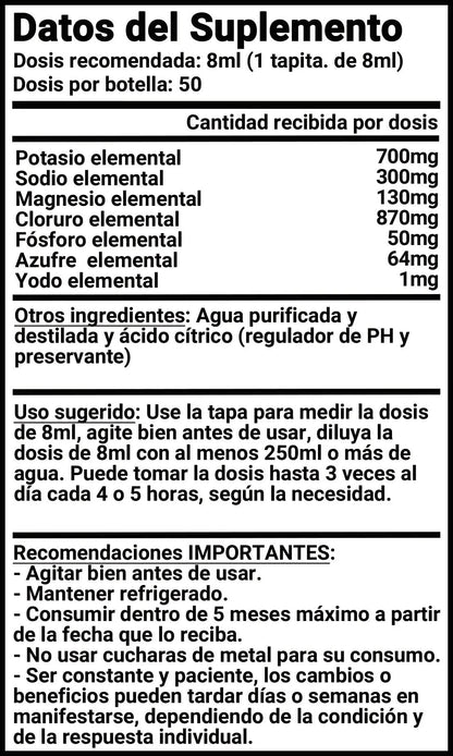 E-Lite (Electrolitos concentrados) 250ml - 31 dosis Nootrópicos Perú