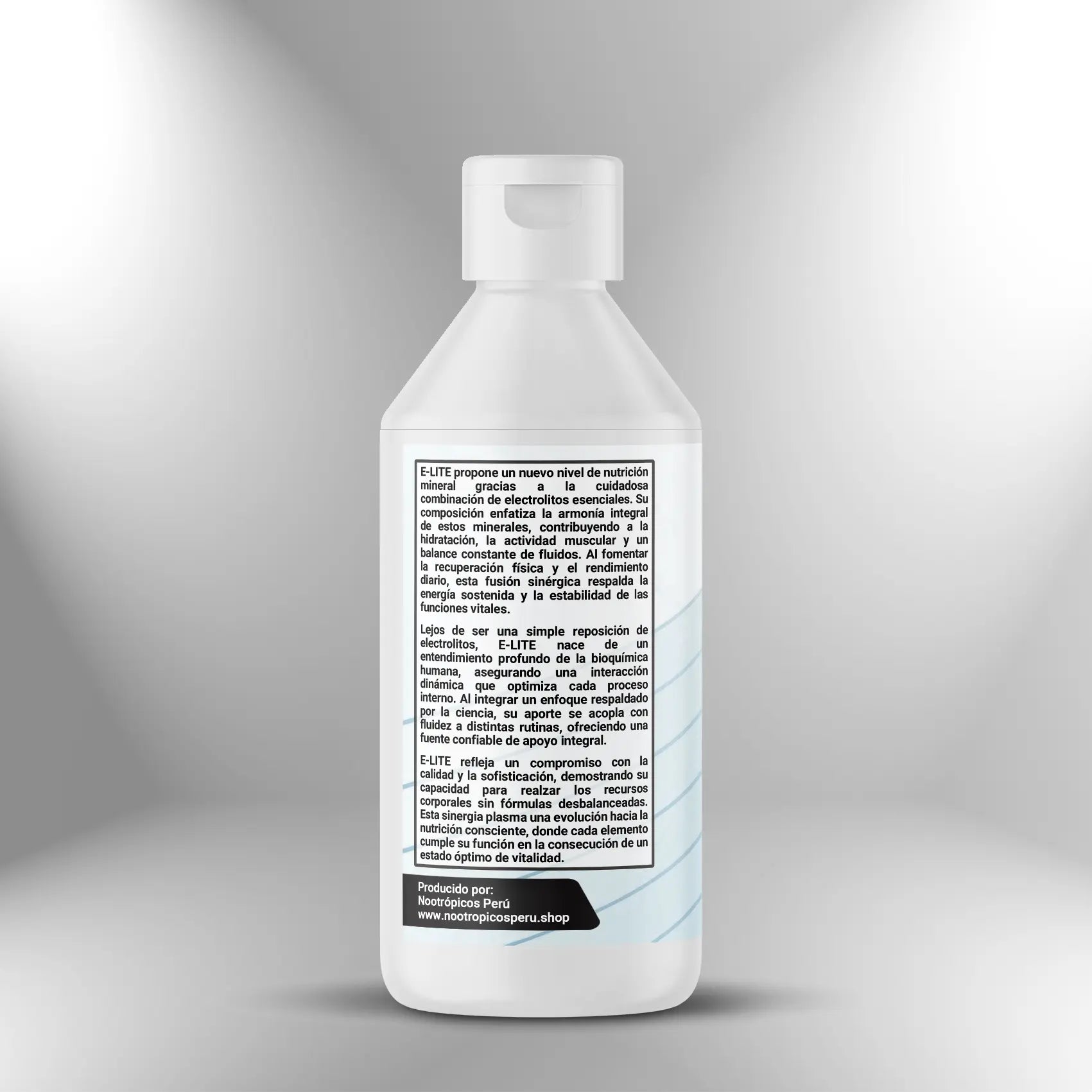 E-Lite (Electrolitos concentrados) 250ml - 31 dosis Nootrópicos Perú