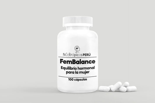 FemBalance - Equilibrio hormonal para la mujer - 100 cápsulas Nootrópicos Perú