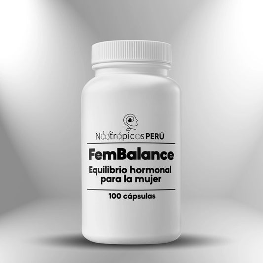 FemBalance - Equilibrio hormonal para la mujer - 100 cápsulas Nootrópicos Perú