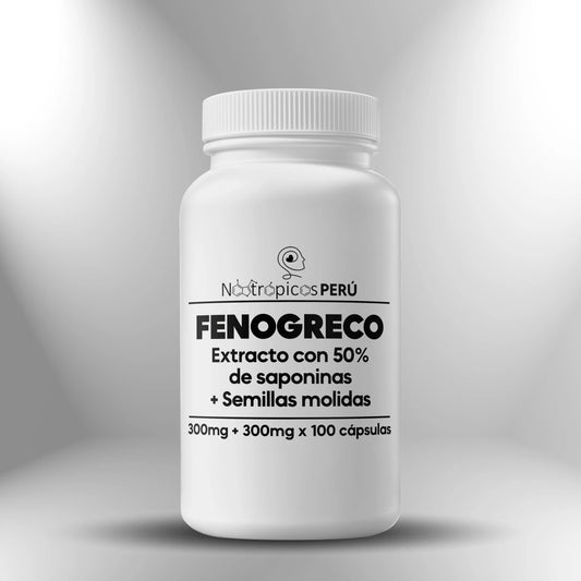 Fenogreco (extracto 50% saponinas) 600mg ► 100 cápsulas