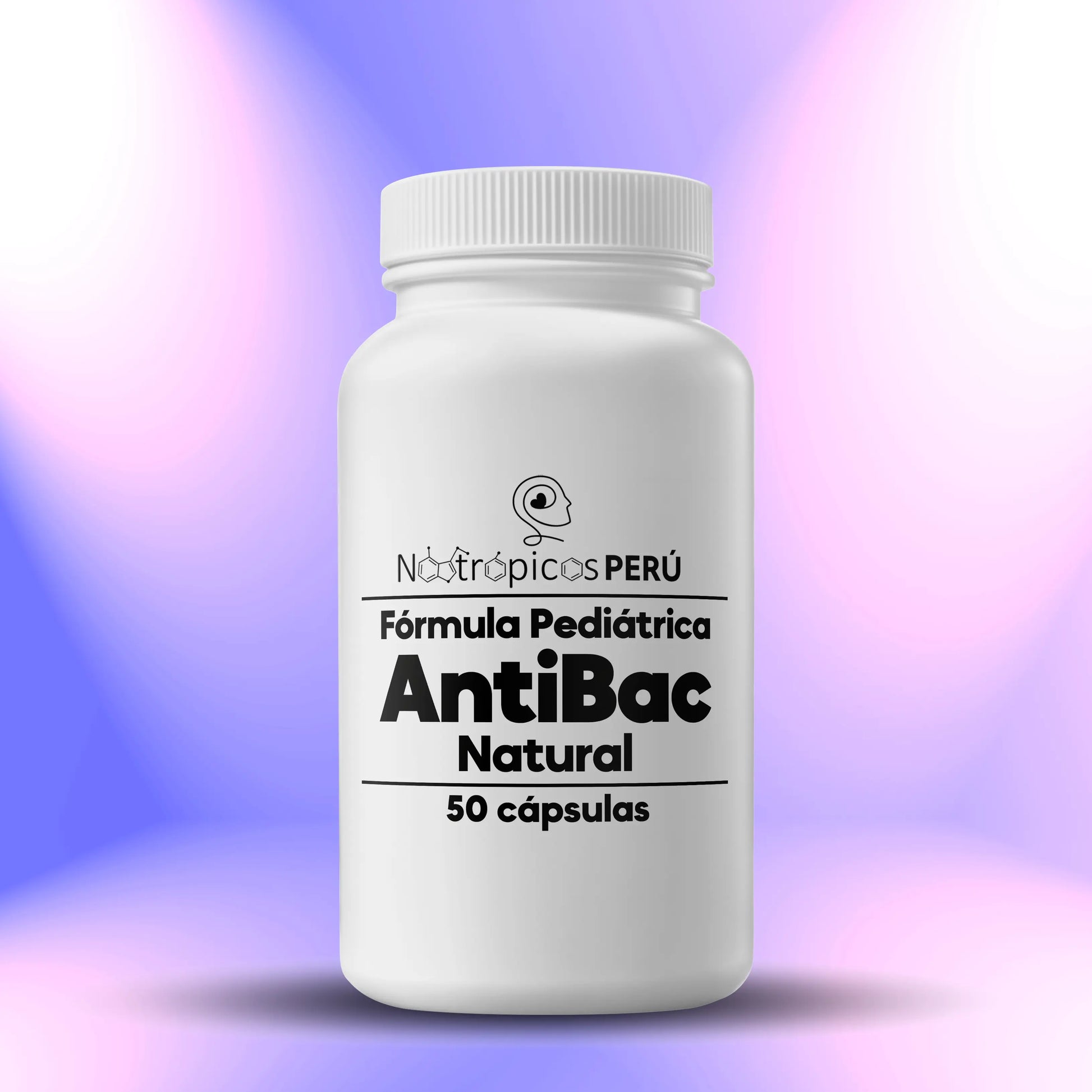Fórmula Pediátrica AntiBac Natural ► 50 cápsulas Nootrópicos Perú
