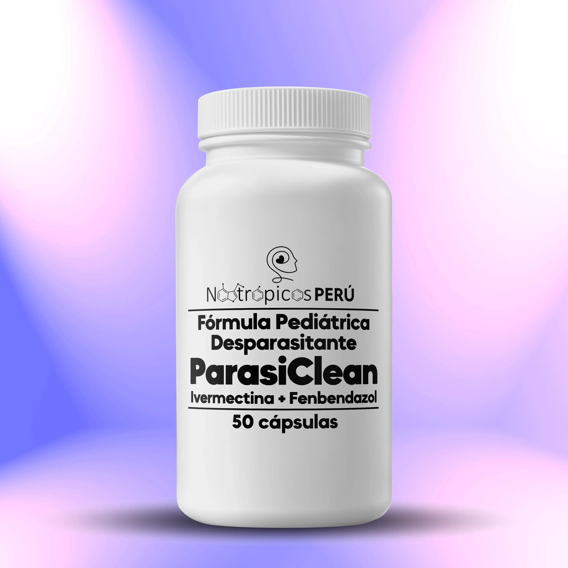 Fórmula Pediátrica Desparasitante ParasiClean ► 50 y 100 cápsulas Nootrópicos Perú