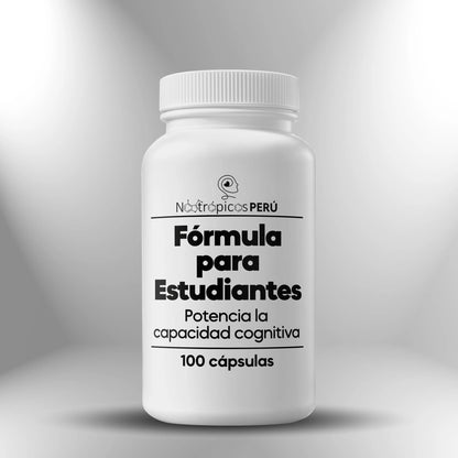 Fórmula para Estudiantes ► 100 cápsulas - Nootrópicos Perú