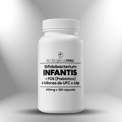 Bifidobacterium Infantis 35624 (Probiótico) 6 bilhões de cápsulas. ► 100 cápsulas