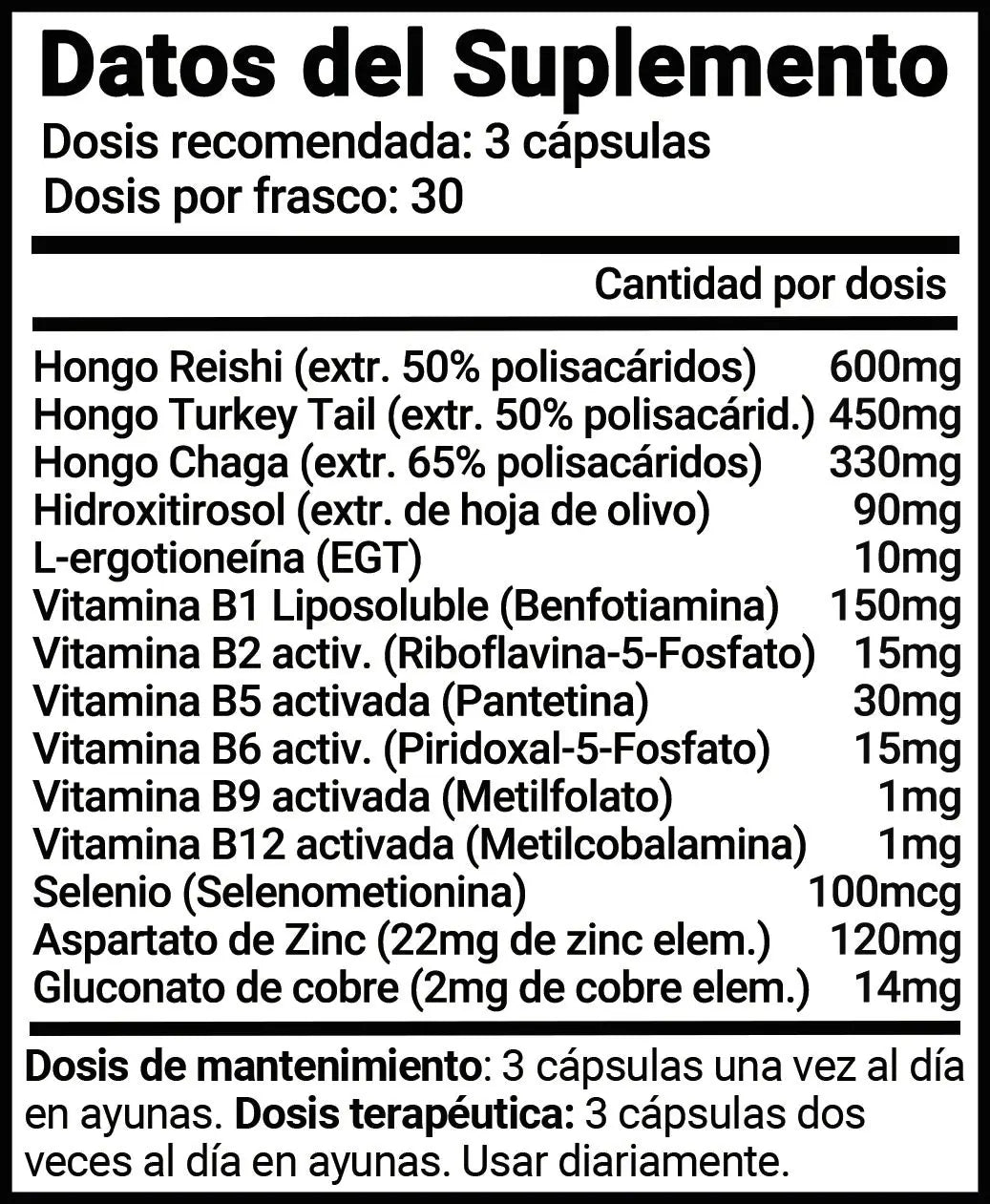 Immune Support: Apoyo para el sistema Inmune Sagrada Microdosis