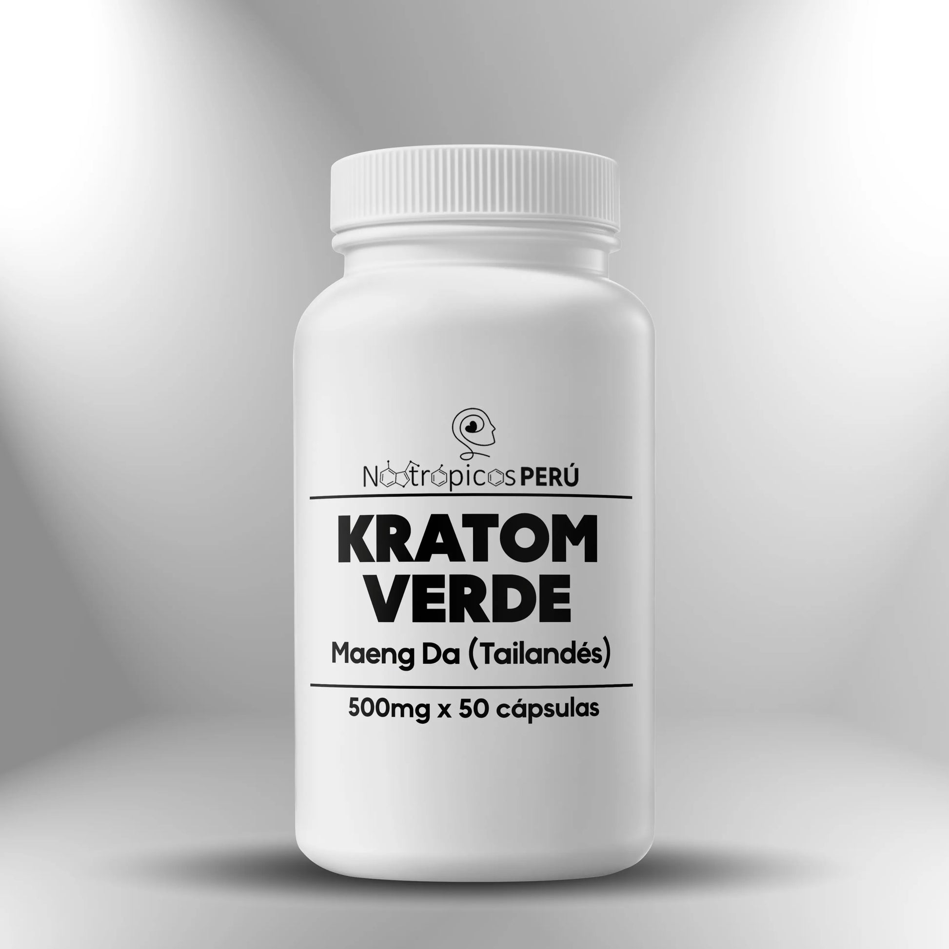 Kratom Verde 500mg (Maeng Da) - 50 y 100 cápsulas - Nootrópicos Perú