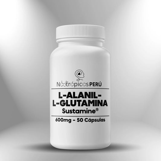 L-Alanil-L-Glutamina (Sustamine®) 600mg - 50 cápsulas Nootrópicos Perú