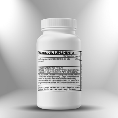 Glutamina (L-Glutamine) 600 mg ► 100 cápsulas