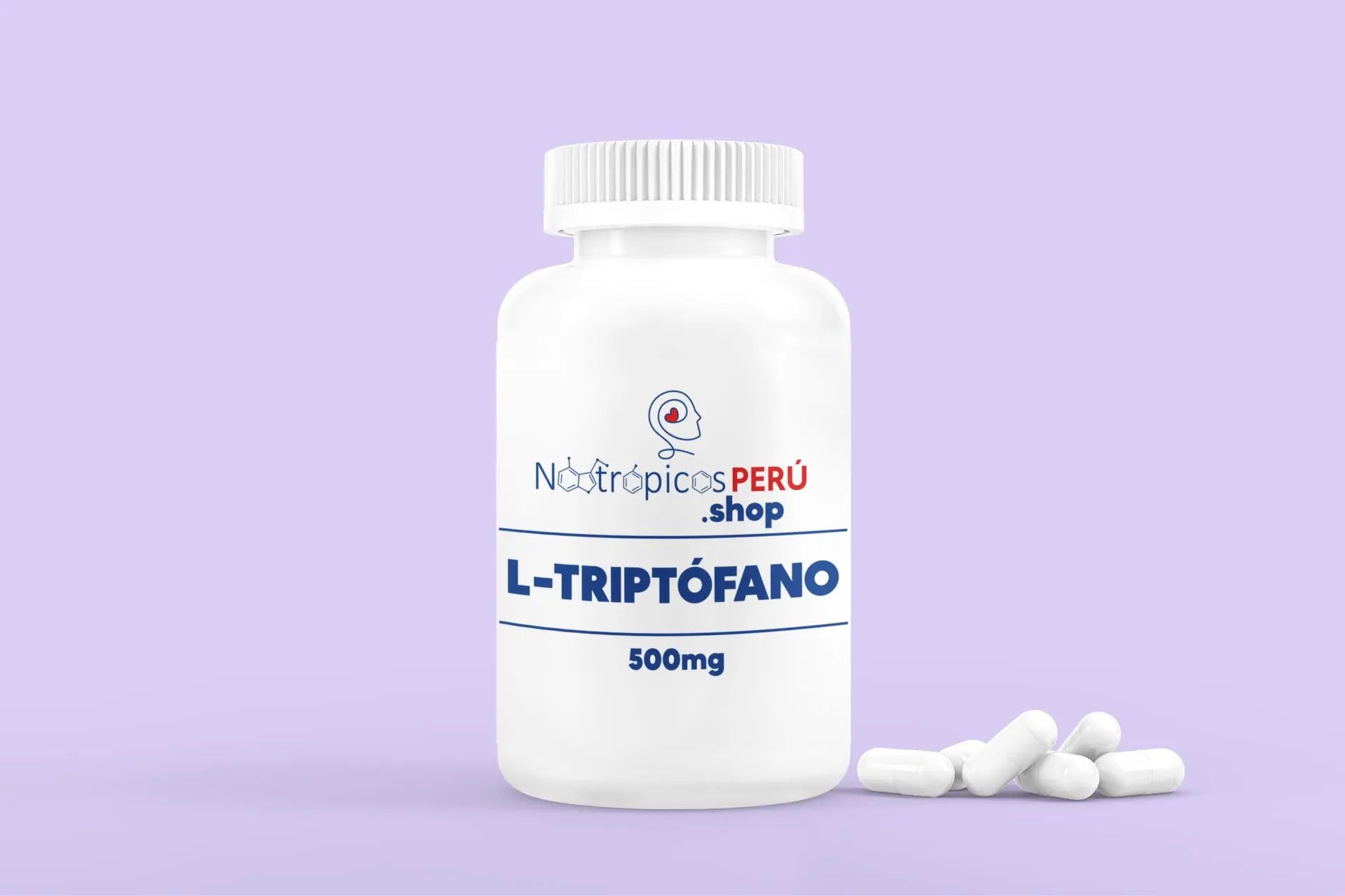 L-Triptófano 500mg - 100 cápsulas Nootrópicos Perú