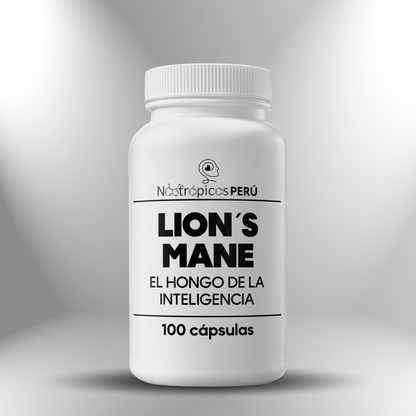 Lion's Mane (extracto de micelio de Melena de León) 600mg ► 100 cápsulas