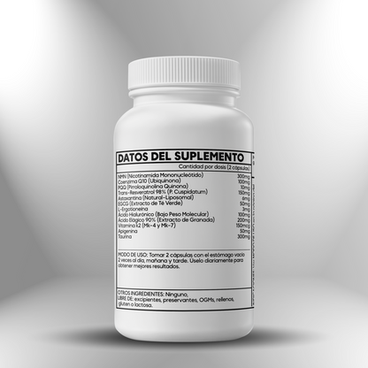 Longevity Support: Apoyo para envejecimiento saludable