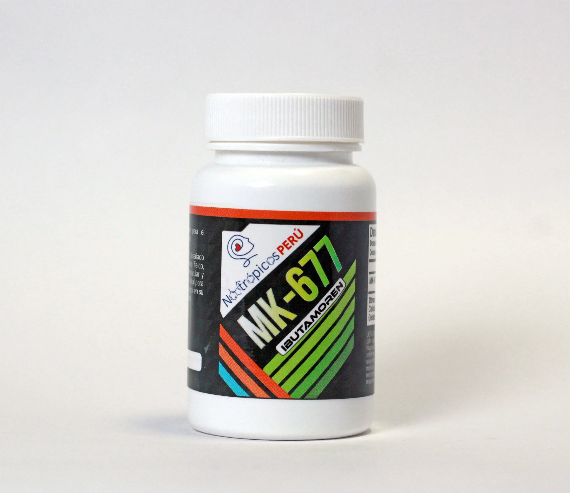 MK677 Ibutamoren 12.5mg - 2 presentaciones Nootrópicos Perú