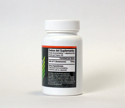 MK677 Ibutamoren 12.5mg - 2 presentaciones Nootrópicos Perú