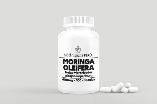 Moringa oleifera 600mg - 100 cápsulas Nootrópicos Perú